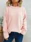 Round Neck Raglan Sleeve Sweater nicholesgifts