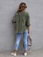 Distressed Drop Shoulder Denim Jacket nicholesgifts