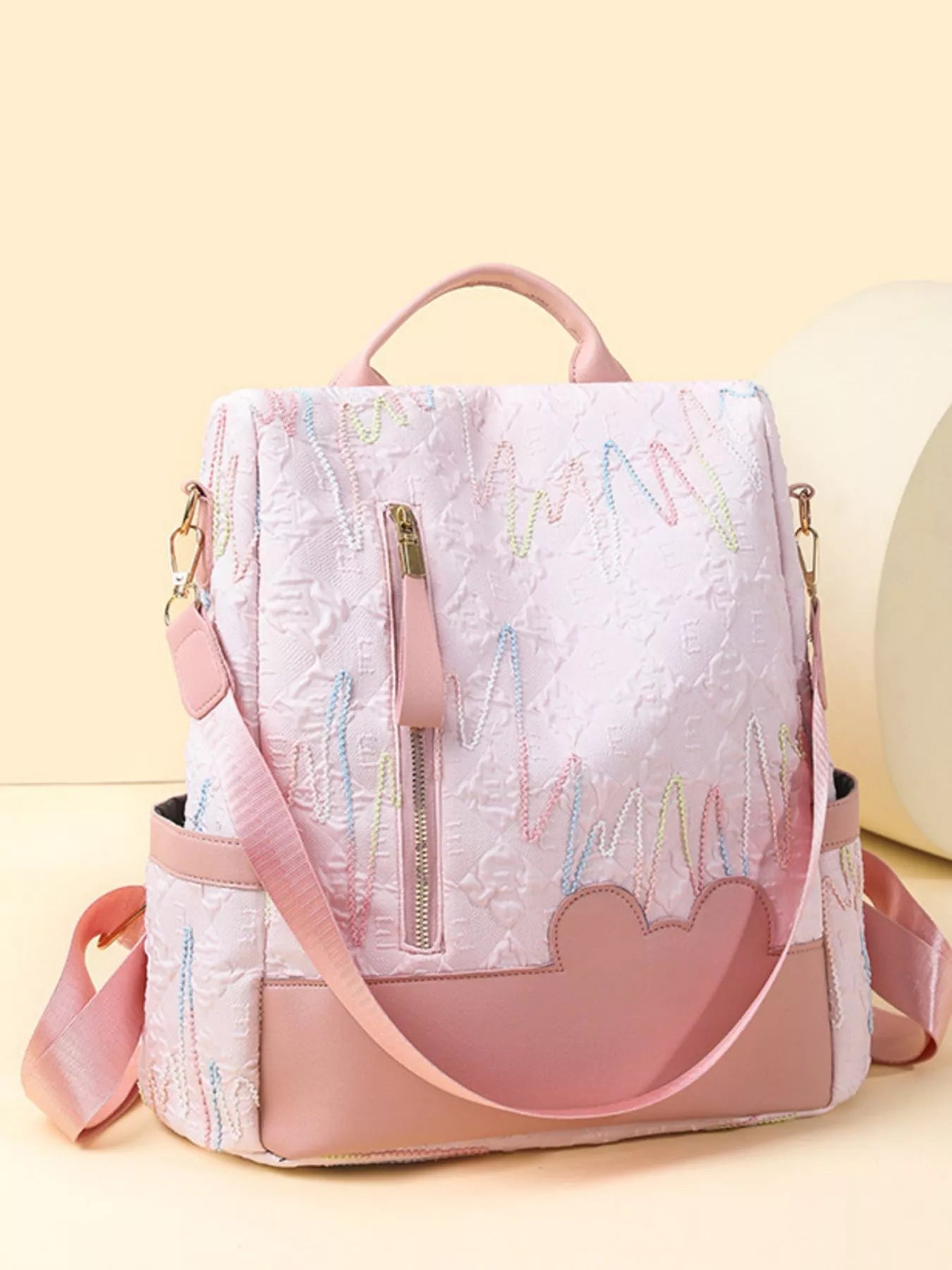 Adjustable Strap Backpack Bag Trendsi