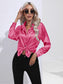 Collared Neck Buttoned Long Sleeve Shirt nicholesgifts