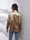 Collared Neck Buttoned Long Sleeve Shirt nicholesgifts