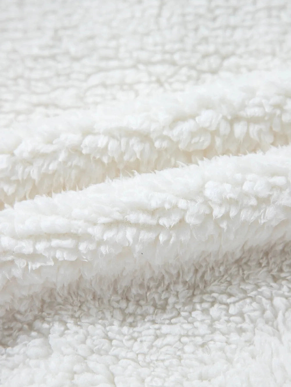 Fuzzy One Button Long Sleeve Jacket nicholesgifts