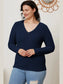 Basic Bae Full Size Ribbed V-Neck Long Sleeve T-Shirt nicholesgifts