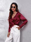 Collared Neck Buttoned Long Sleeve Shirt nicholesgifts