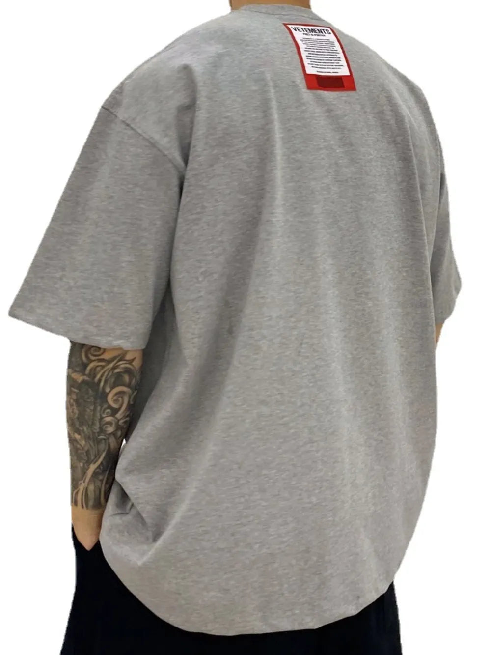 Men's Plus Size Round Neck Half Sleeve T-Shirt Trendsi
