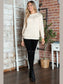Round Neck Rib-Knit Sweater Trendsi