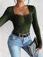 Honey Ribbed Long Sleeve T-Shirt nicholesgifts