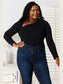 Basic Bae Asymmetrical Neck Long Sleeve Top nicholesgifts
