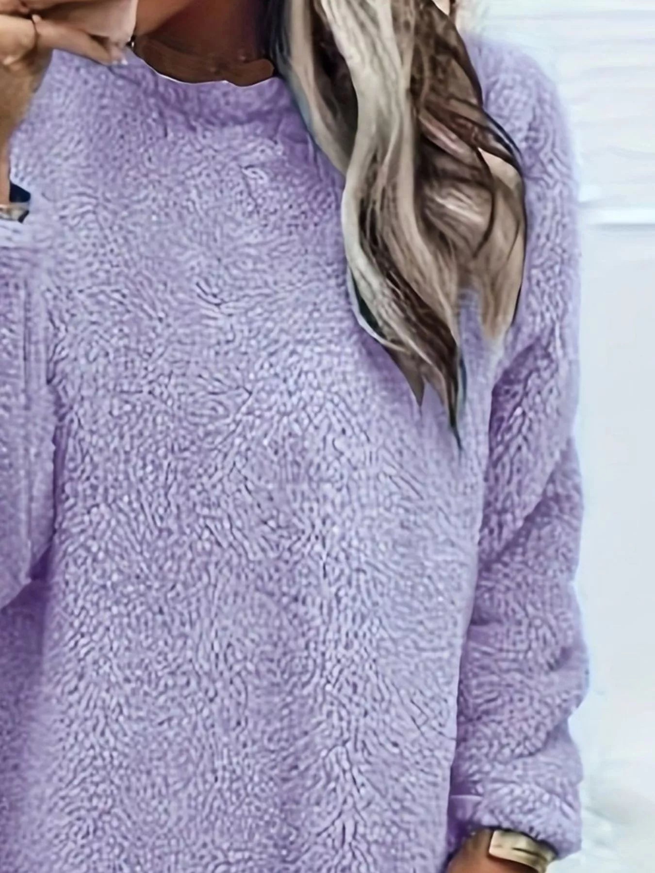 Fleece Long Sleeve Sweatshirt nicholesgifts