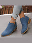 Women Point Toe Block Heels Boots nicholesgifts
