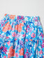 Floral Printed High Waist Split Skirt nicholesgifts