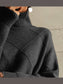 Geometric Turtleneck Long Sleeve Sweater nicholesgifts