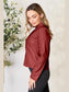 Mock Neck Zip Up Jacket nicholesgifts