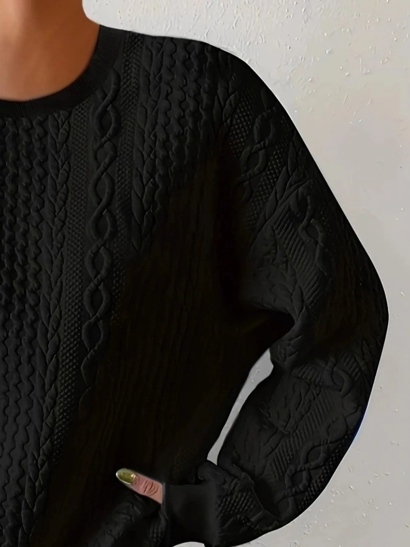 Round Neck Long Sleeve Sweatshirt NicholesGifts