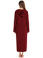 Zip Front Hooded Night Dress with Pockets nicholesgifts