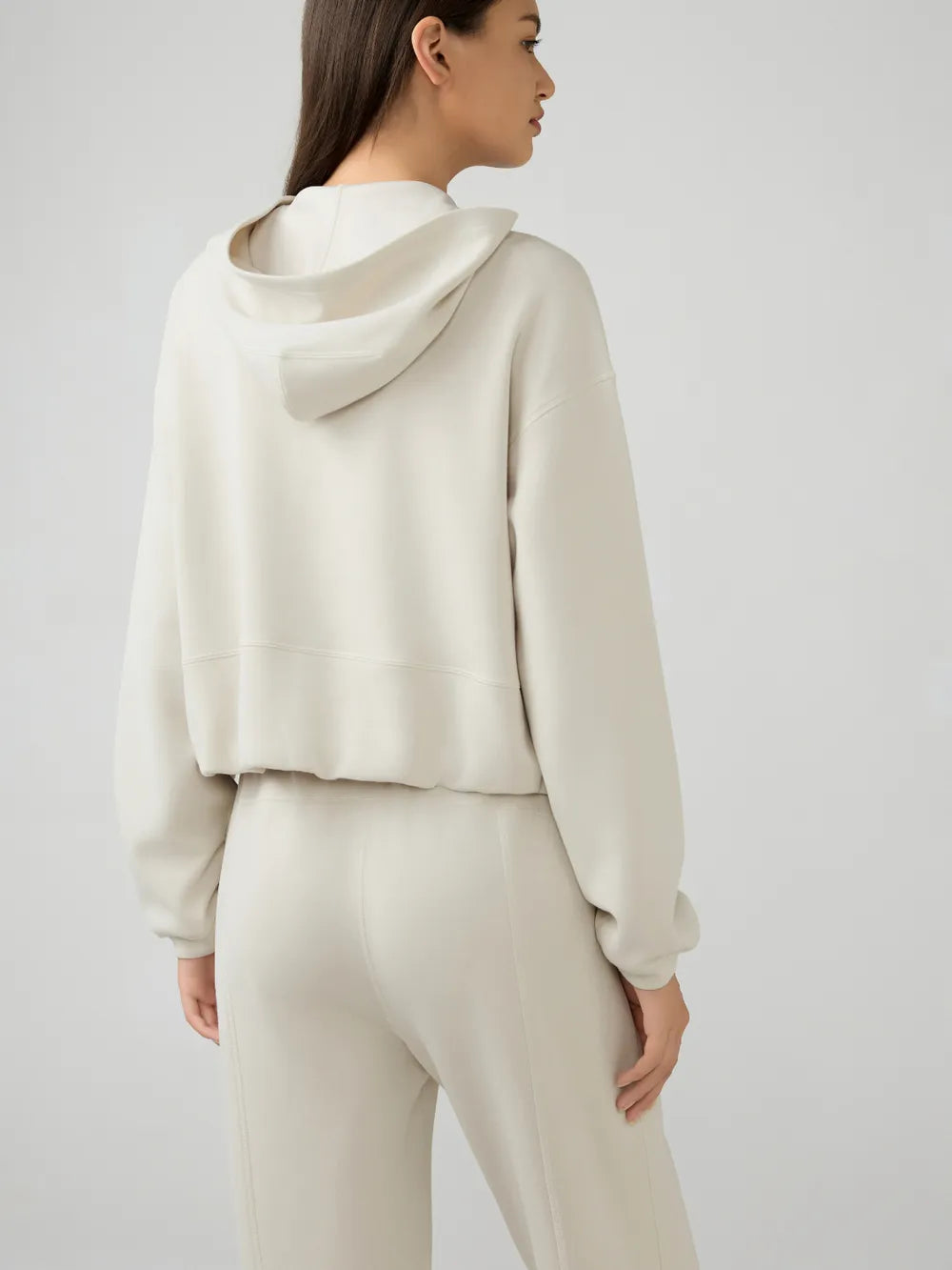 Millennia Zip Up Dropped Shouder Active Hooded nicholesgifts