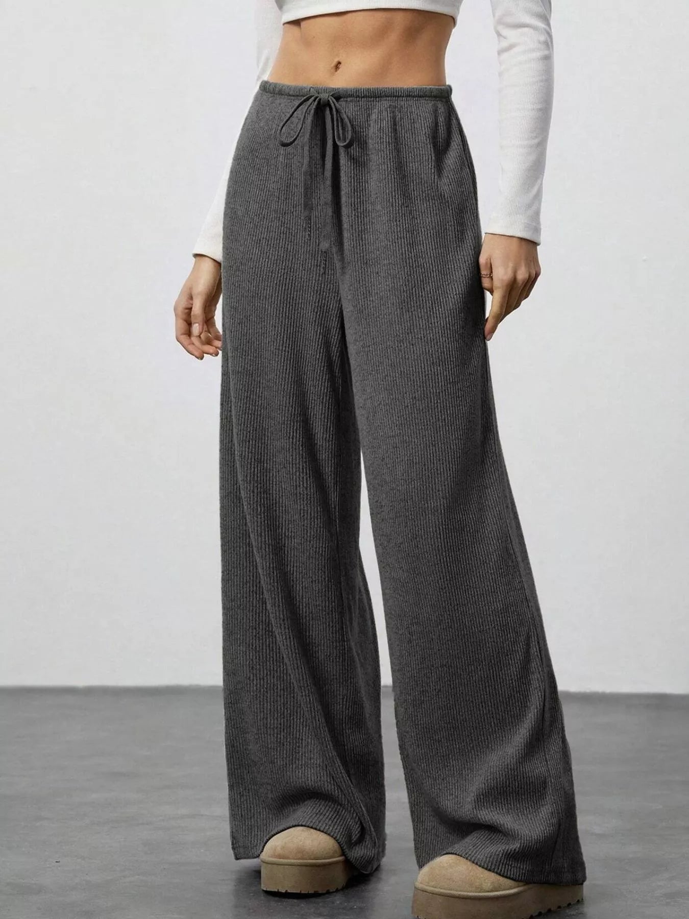 Women Relaxed Fit Drawstring Pants nicholesgifts