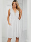 Pocketed V-Neck Wide Strap Dress nicholesgifts