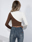 Ivy Lane Cropped Contrast Color Round Neck Short Sleeve Tee nicholesgifts