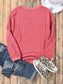 Women Valentine's Day LOVE Round Neck Long Sleeve Sweatshirt nicholesgifts
