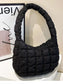 Quilted Ruched Shoulder Bag nicholesgifts