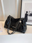 Chain Accent Flap Shoulder Bag nicholesgifts