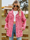 Buttoned Collared Neck Denim Jacket with Pockets nicholesgifts