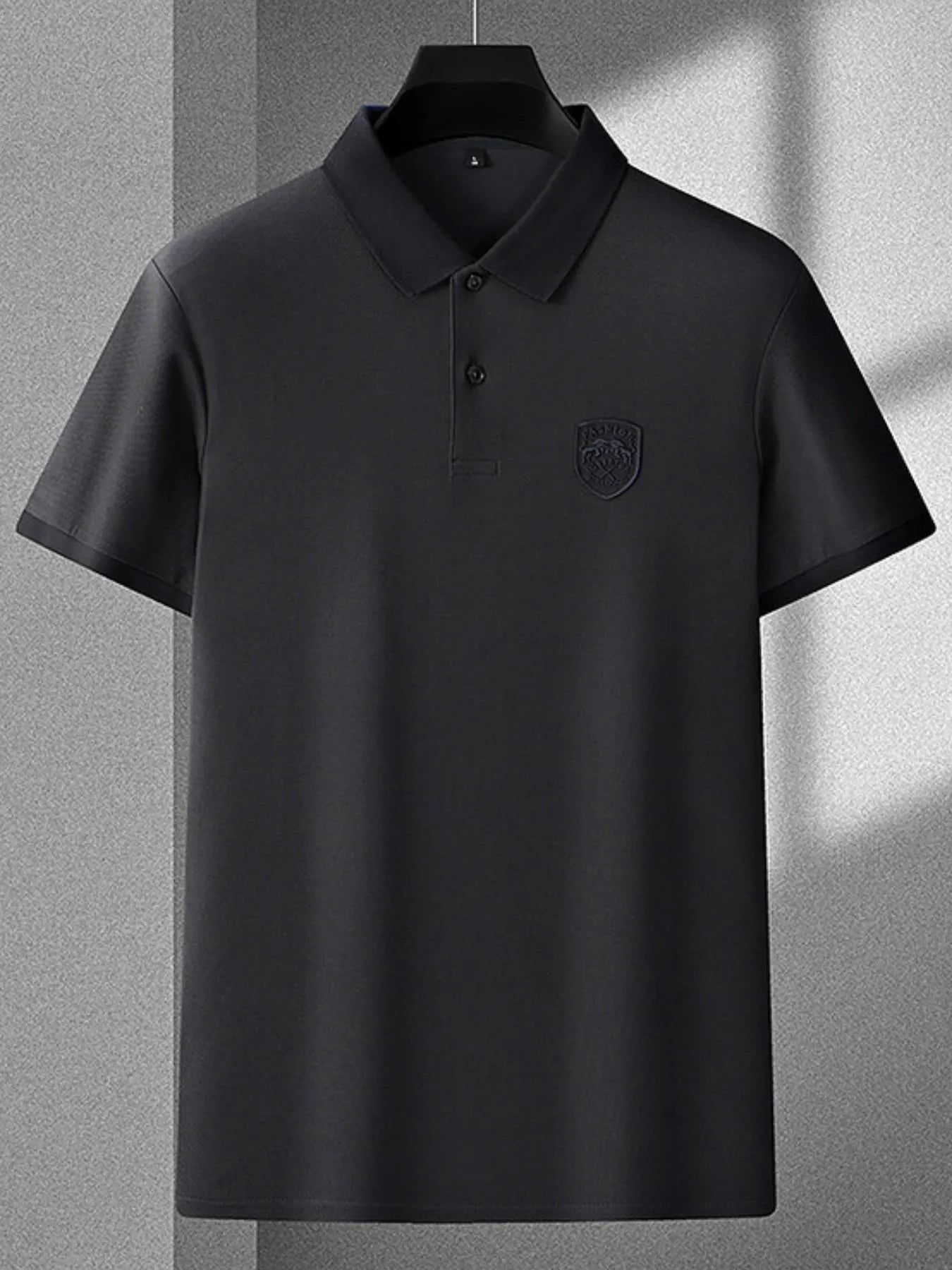 Men's Plus Size Collared Neck Short Sleeve Polo NicholesGifts