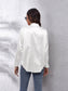 Collared Neck Buttoned Long Sleeve Shirt nicholesgifts