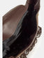 Fame Rivet Trim Suede Fringe Shoulder Bag nicholesgifts
