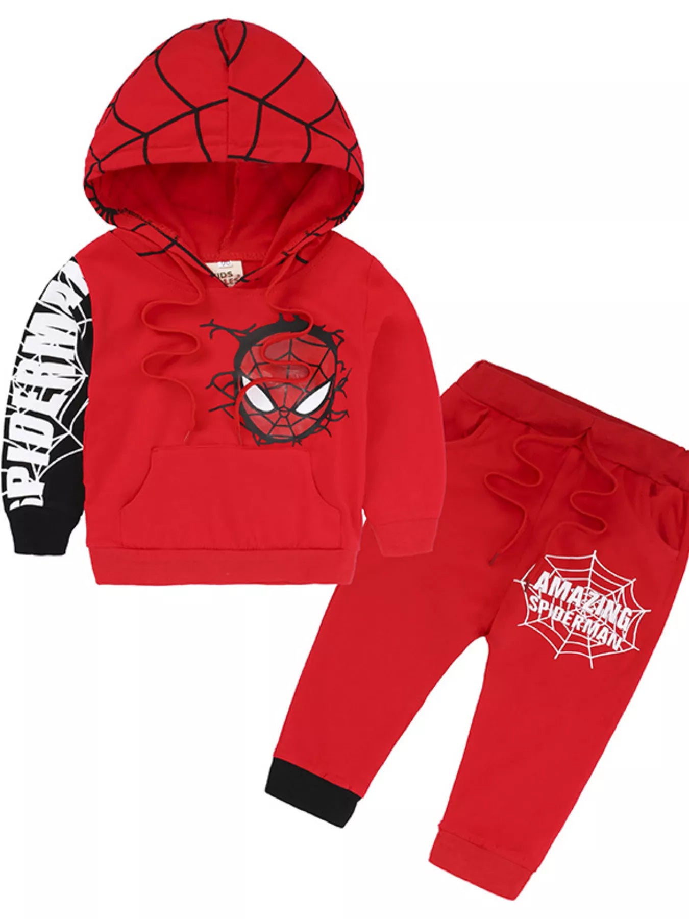 Children's Spiderman Graphic Hoodie and Pants Set NicholesGifts