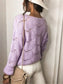 Openwork Button Up Long Sleeve Cardigan nicholesgifts
