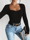 Honey Ribbed Long Sleeve T-Shirt nicholesgifts