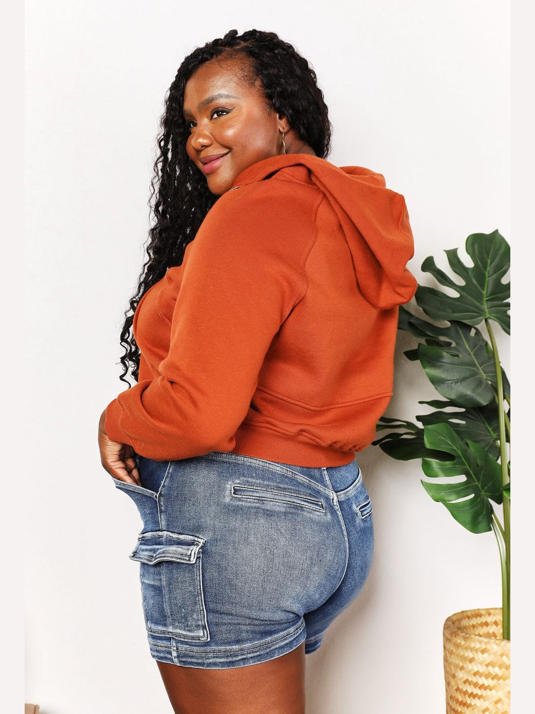 Double Take Half-Zip Long Sleeve Hoodie nicholesgifts