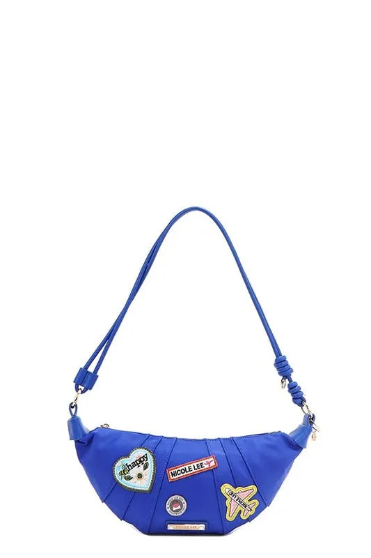 Nicole Lee USA Color Patch Croissant Bag Trendsi