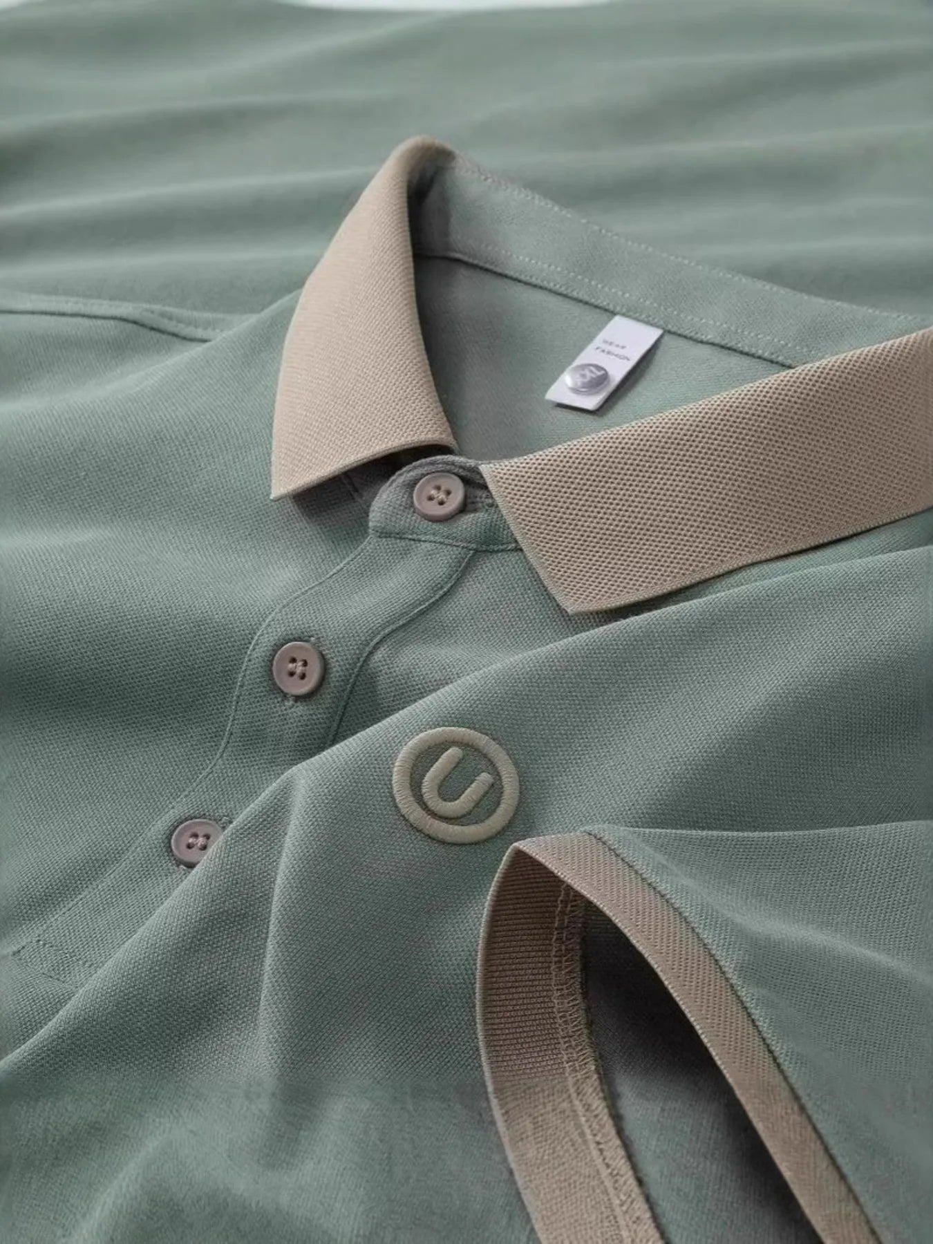 Men's Classic Contrast Short Sleeve Collar Polo Shirt NicholesGifts