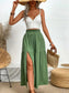 Frill Slit Skirt nicholesgifts