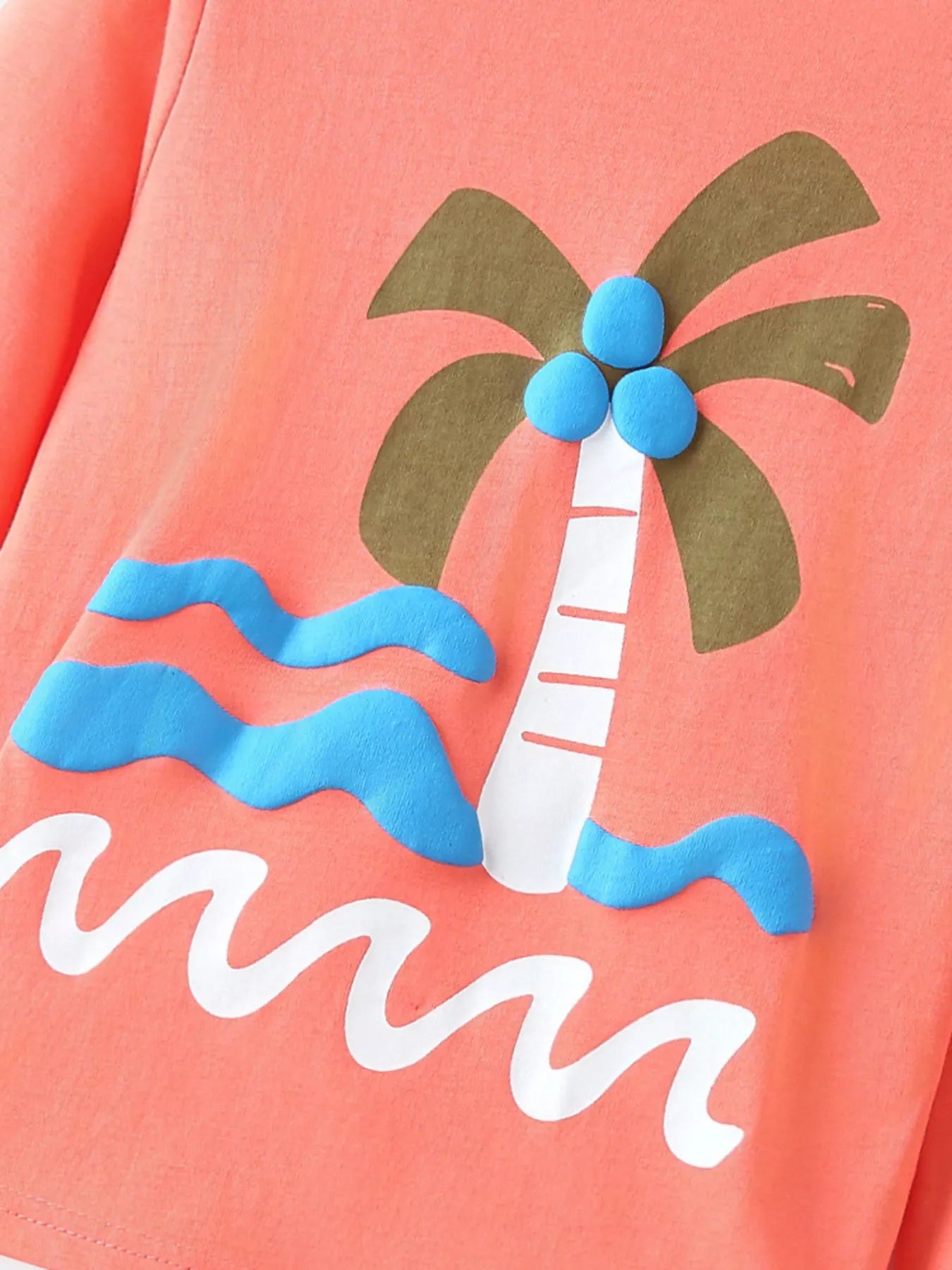 Children's Tropical Print Long Sleeve Pajama Set NicholesGifts