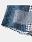Men's Plus Size Plaid Short Sleeve Button-Up Shirt nicholesgifts