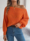 Openwork Long Sleeve Sweater nicholesgifts