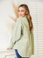 Distressed Raw Hem Denim Jacket nicholesgifts