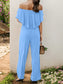 Off-Shoulder Wide Leg Jumpsuit nicholesgifts