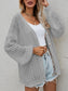 Openwork Button Front Cardigan nicholesgifts