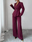 One Button Blazer and Pants Set nicholesgifts