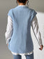 Pearl Trim V-Neck Sweater Vest nicholesgifts