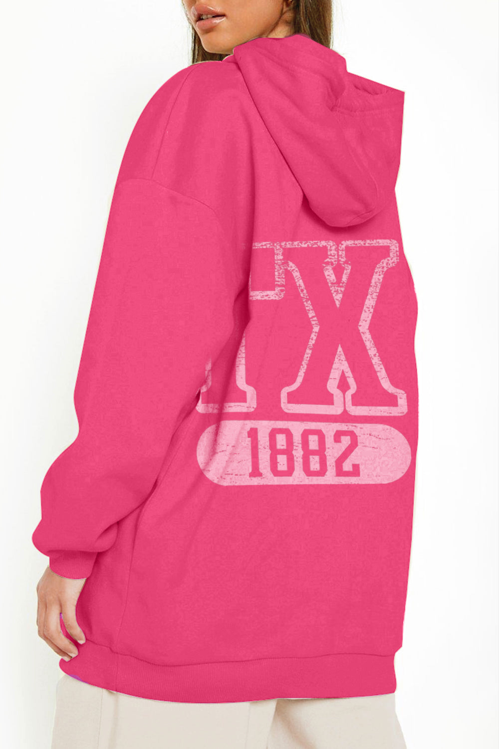 Simply Love Simply Love Full Size TX 1882 Graphic Hoodie Trendsi