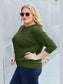 Basic Bae Full Size Round Neck Batwing Sleeve Top nicholesgifts