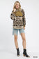Umgee Aztec Print Sherpa Pullover Trendsi