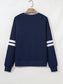 Number 23 Graphic Sweatshirt with Side Stripes nicholesgifts