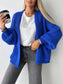 Open Front Dropped Shoulder Cardigan nicholesgifts